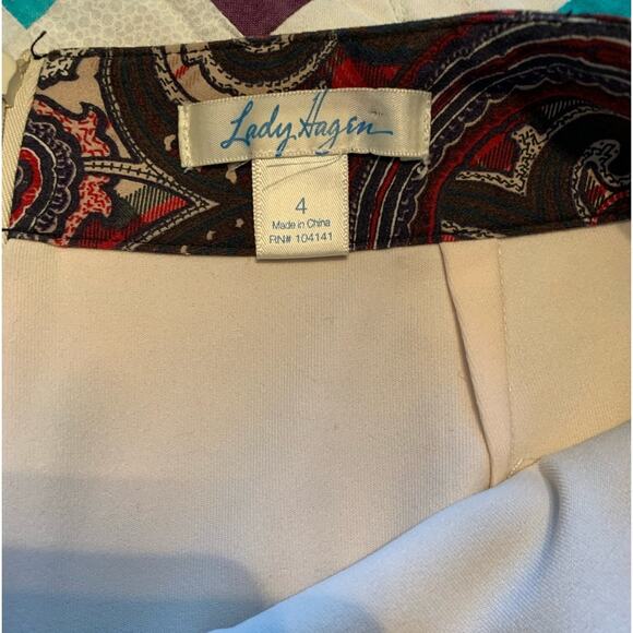 Lady Hagen golf skort in paisley size 4 - Picture 2 of 10